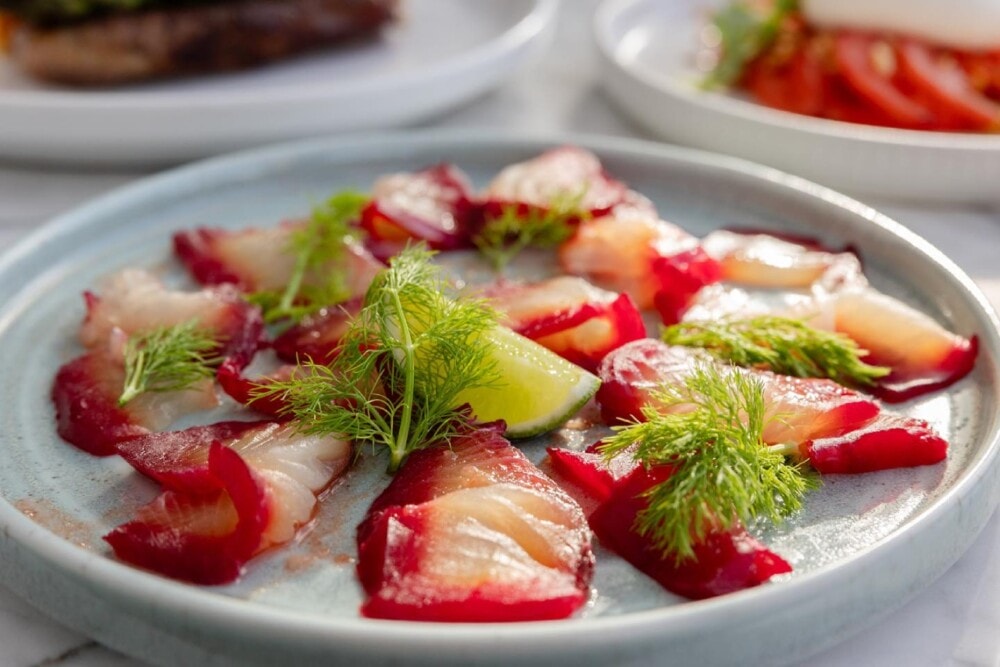 Oakroom Kitchen and Bar Cured Hiramas Kingfish Wagga Wagga NSW Travellarks