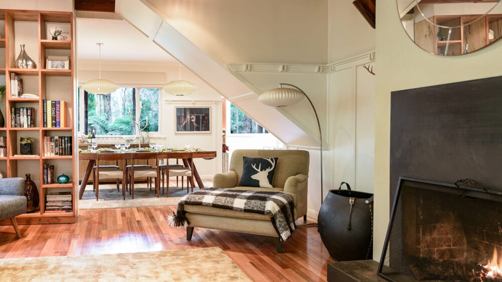 slatehouseyarravalleyvicaccommodationtravellarksliving2 Travellarks Getaways slate house yarra valley vic accommodation travellarks living2