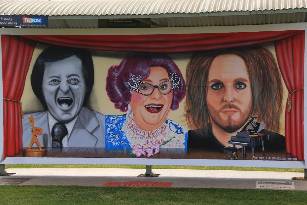 SheffieldmuralsRoadtriptheBassHighwayTravellarks Travellarks Getaways Sheffield murals Roadtrip the Bass Highway Travellarksjpeg