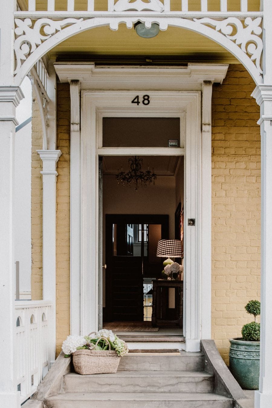 TheTownhouseLauncestonFrontDoorTasmaniaTravellarks Travellarks Getaways TheTownhouse Launceston Front Door Tasmania Travellarks