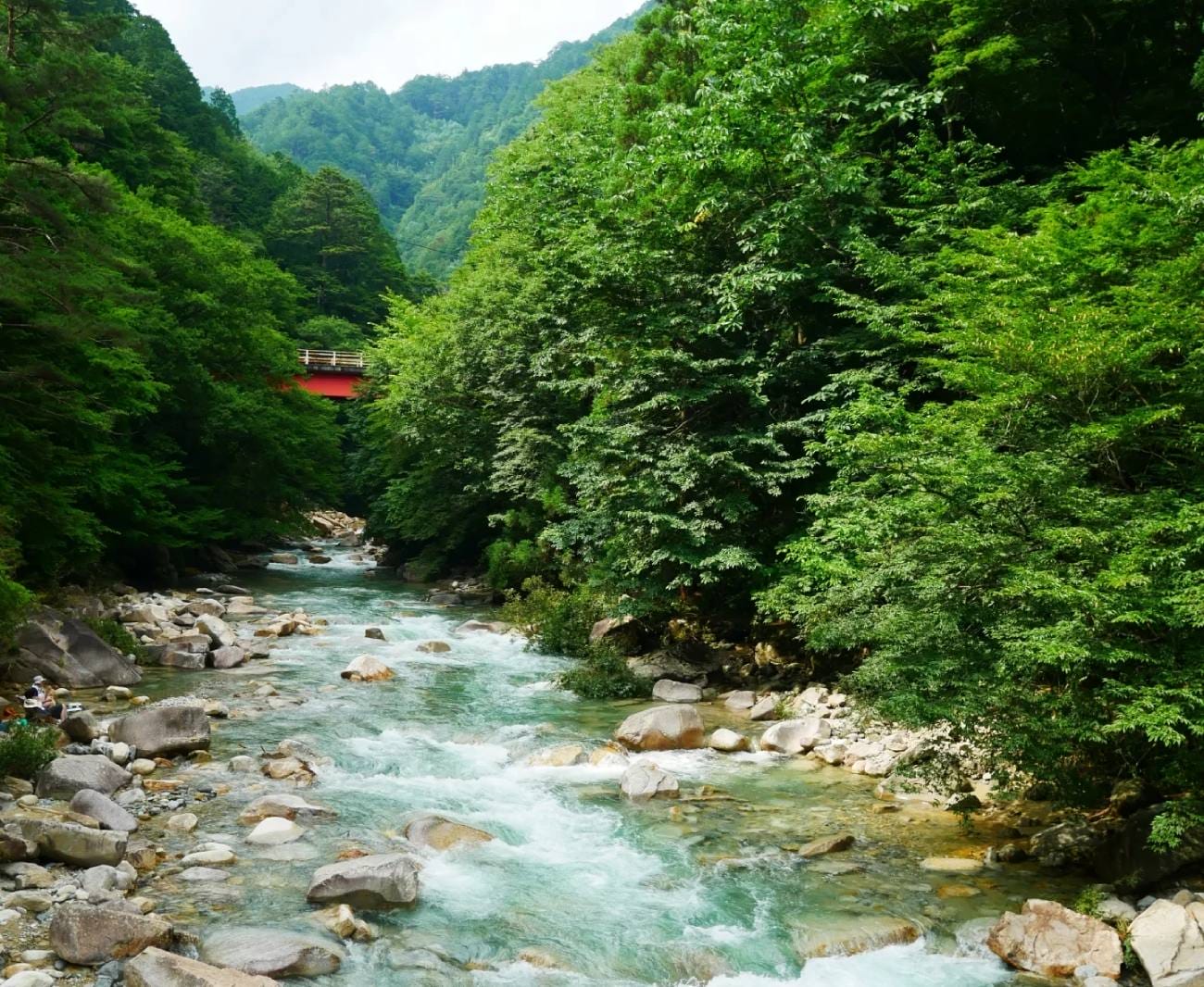 KisoValleyJapanrunningcreekTravellarks Travellarks Getaways Japan inspired stay Tasmania with Huon Valley creek and walking trails