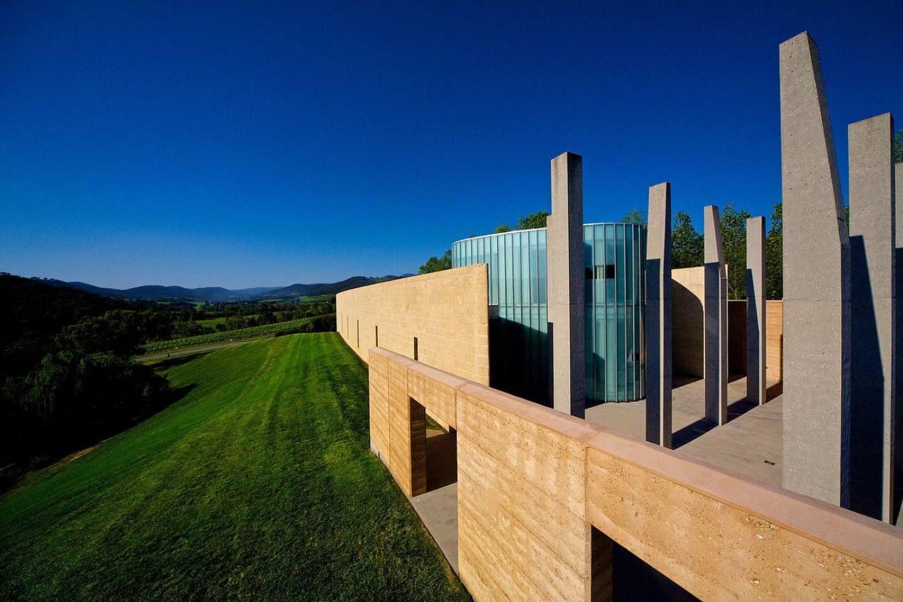 tarrawarramuseumofartYarraValleyVic Travellarks Getaways tarrawarra museum of art Yarra Valley Vic