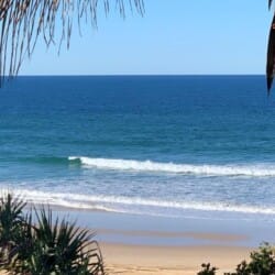 The beach at Jemingars Place, Rainbow Beach QLD accommodation